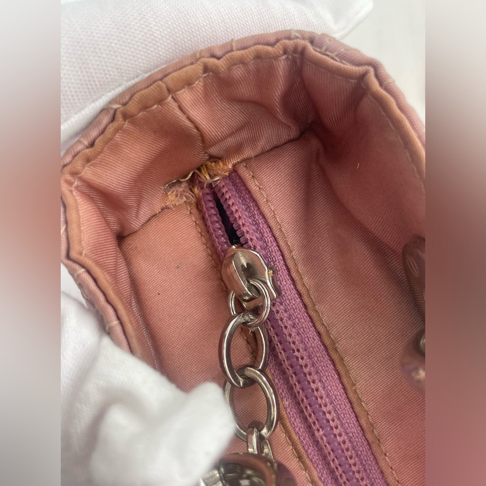 Lady Dior Pink Cannage bag w/ shoulder strap and COA - Picture 13 of 17